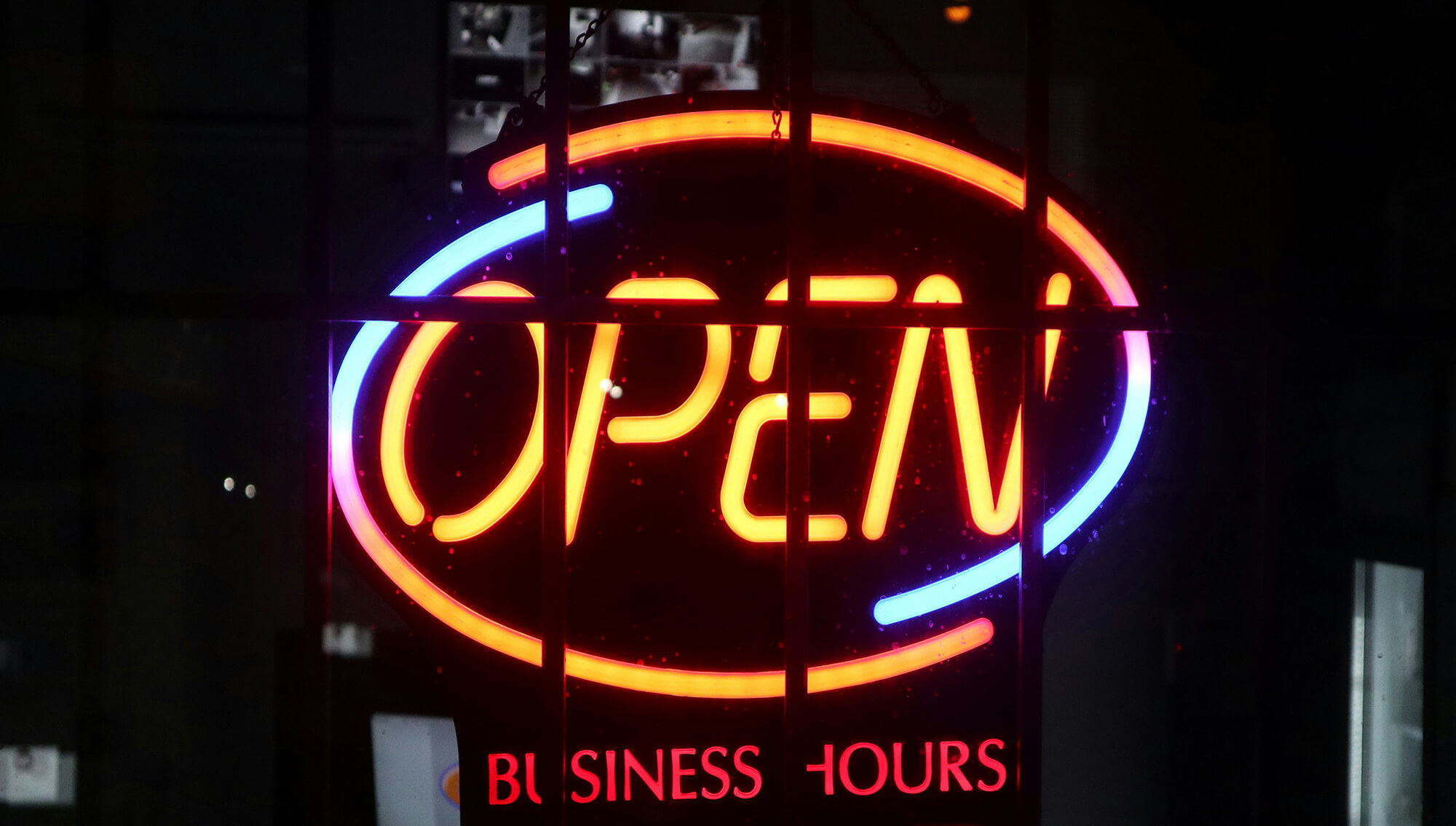 Neon open sign